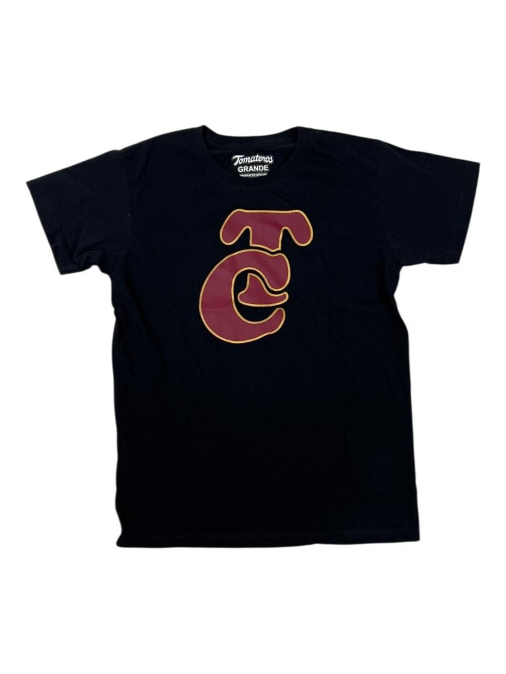 Tomateros De Culiacan Shirt Kids Youth Large Black Baseball TC Logo Graphic Tee